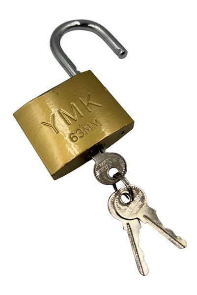 yuma kilit Ymk Padlock Short Yellow 63 mm