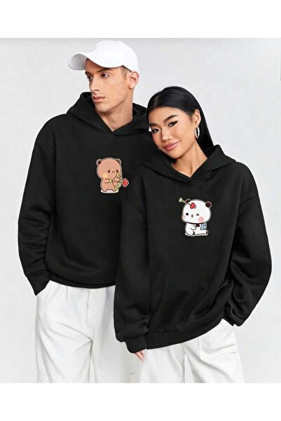 mercoledi Dragă KOmbini Design, Hanorac oversize unisex cu buzunar cangur cu ...