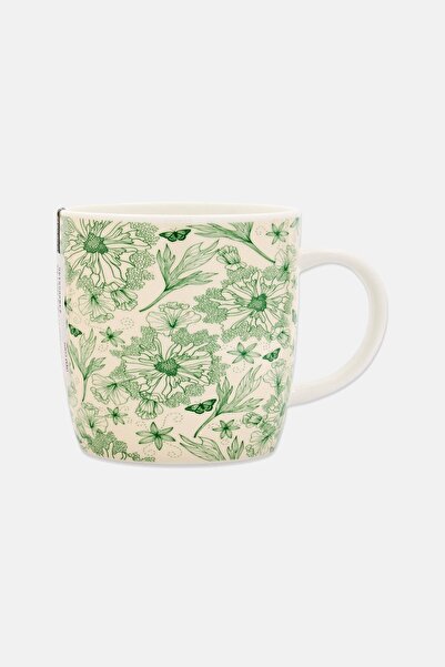 Kitchen Craft Floral Print Ceramic Coffee Mug, Multicolor