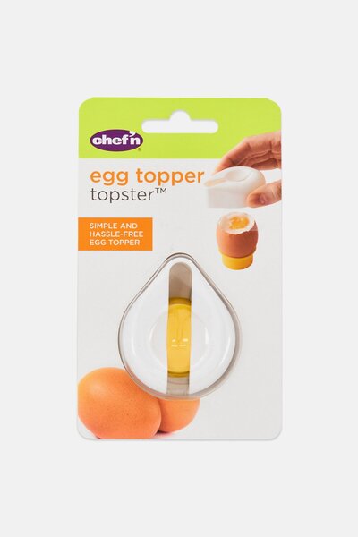 Chefn Topster Boiled Egg Topper, White