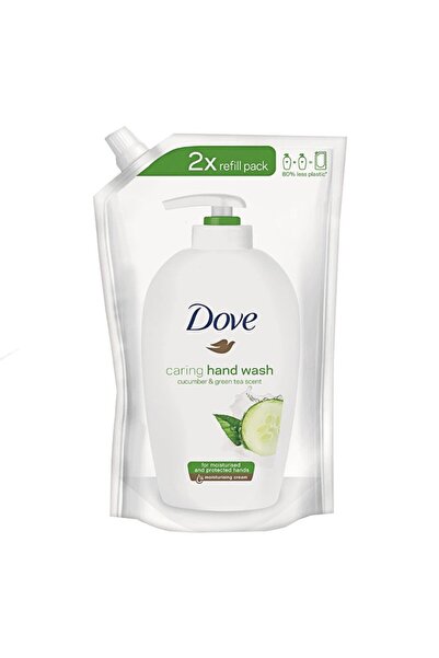 Dove Set 5 x Rezerva Sapun Lichid Go Fresh, Castravete si Ceai Verde, 500 ml