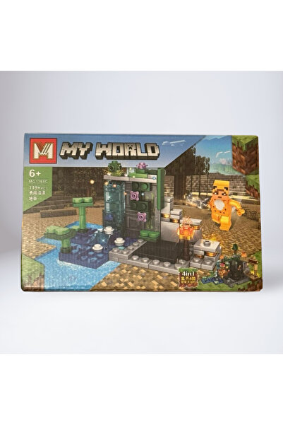 Universul Jucăriilor Set construcție tip Minecraft My World, 119 piese, figur...