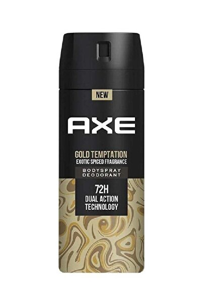 Axe Gold Temptation بخاخ للجسم - عطر توابل فاخر (حماية لمدة 72 ساعة) 150 مل