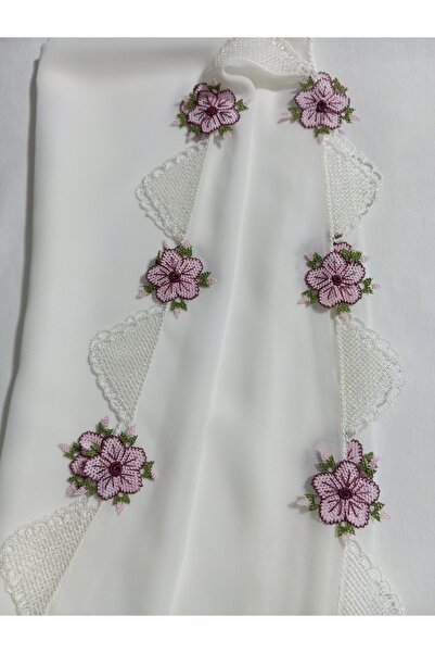 NUMİSTORE İğne oyası beyaz renk namaz örtüsü