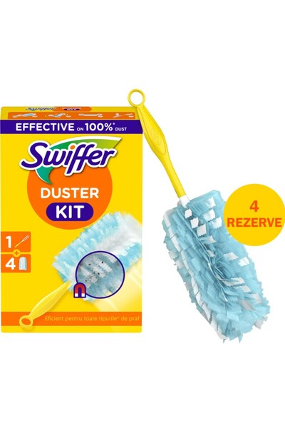 Swiffer PAMATUF PRAF CU MANER+4 REZERVE