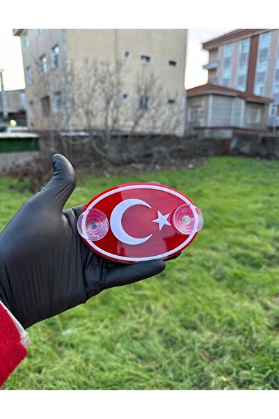 3dbaydesign Türk bayrağı etiket vantuzlu