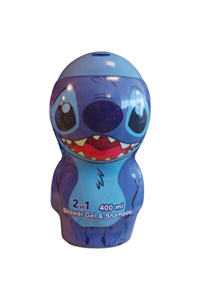 Air-Val Gel de Dus si Sampon Air Val Stitch, Figurina 2D, 400 ml