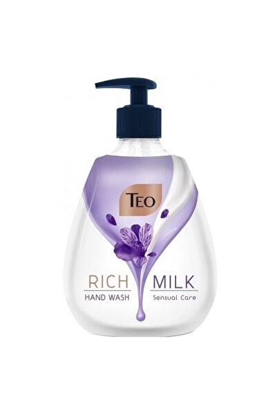 Teo Set of 4 x Rich Milk Sensual Care Liquid Soap, 400 ml