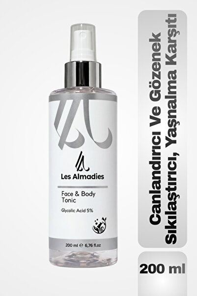 Les Almadies %5 Glikolik Asit Face & Body Tonik – Arındırıcı & Pürüzsüzleştir...