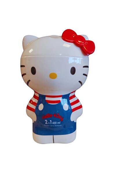 Air-Val Shower gel and shampoo 2D Hello Kitty figure, 400 ml