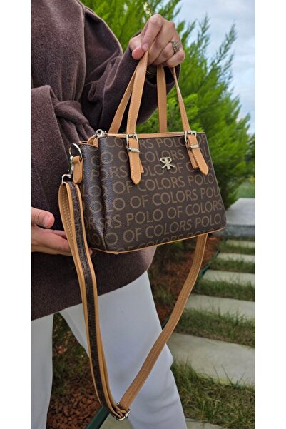 ÇANTAM GELSİN geantă polo originală de culori pentru femei, cu mai multe comp...