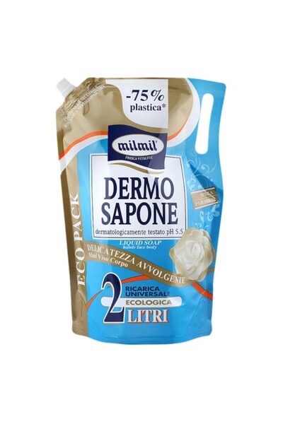 Mil Mil Set 2 x Sapun Lichid Rezerva Dermo 2 l