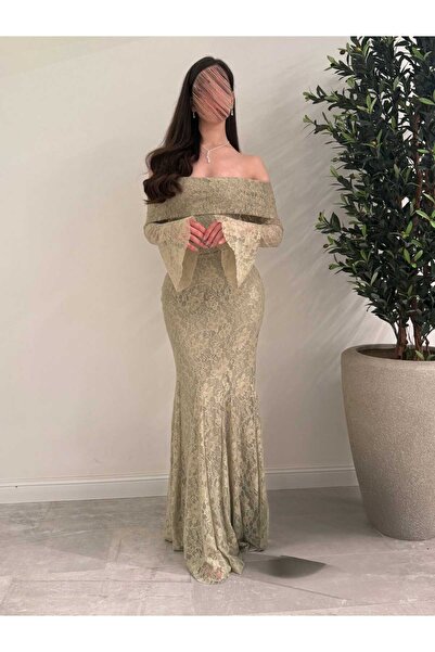 leon A stylish khaki dress that highlights your beautiful look