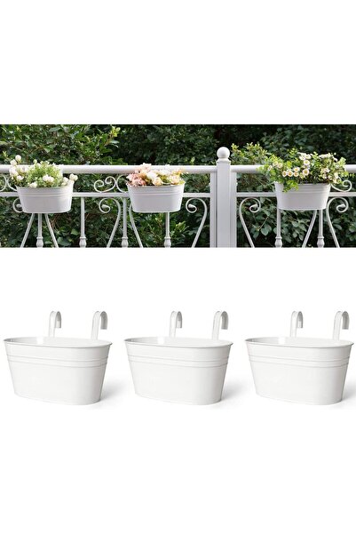 Dahey Metal Flower Pot by Dahey, Hanging Planters for Home and Garden Decorat...