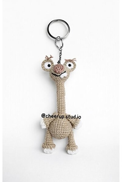 Handmade Sid Ice Age Keychain