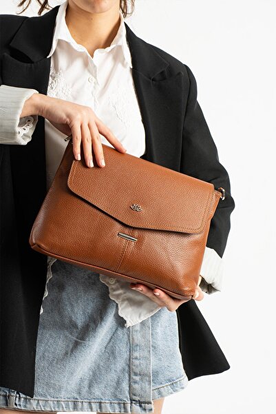 PIEL LINO KADIN HAKİKİ DERİ ÇAPRAZ ÇANTA PL028-D TABA