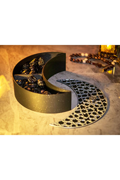 HyperDesign Ramazan Özel Hurmalık | Sunumluk Kapaklı İkramlık | Dekoratif Mas...