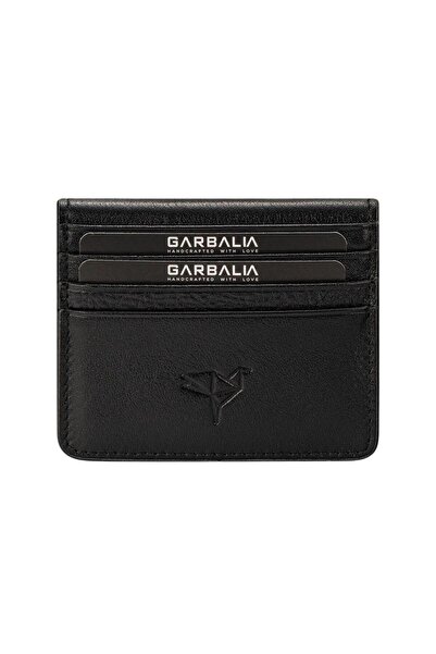 Garbalia Argenta Genuine Leather Card Holder Wallet Black