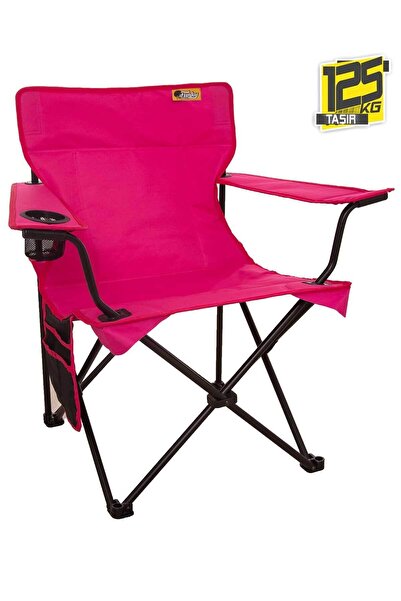 Empressco Rahat ve şık XL Fuşya Kamp Sandalyesi, dayanıklı ve pratik tasarım