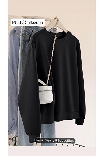 Pulli Collection Огромна базова блуза с дълги ръкави