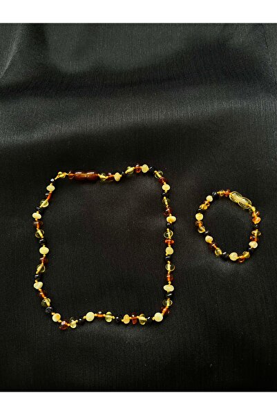 Doğaltaş Baby Amber Necklace and Bracelet