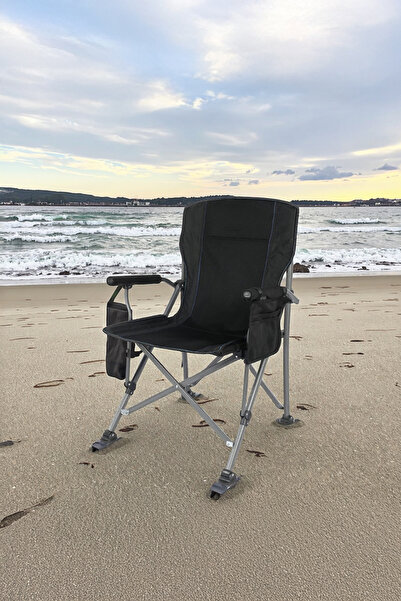 Empressco Katlanabilir Kamp Sandalyesi ve Bardaklık, Taşınabilir Outdoor Sand...