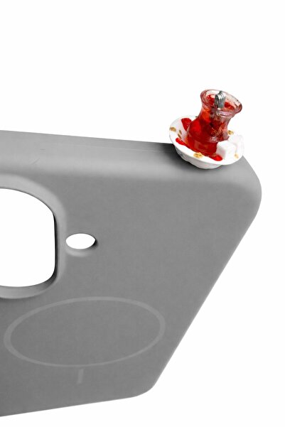 lotusbybuket iPhone 16 Miniature Silicone Case with Tea Cup (Contact Us for D...