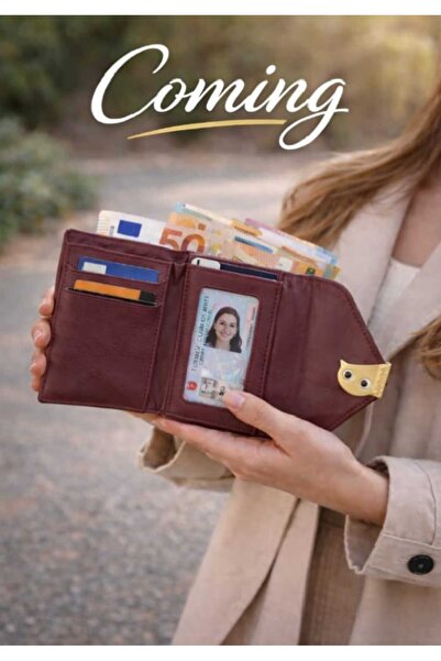 Sofia Women's Daily Magnetic Multi-Compartment Card Holder Wallet