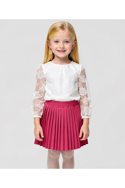 By Piera Fusta pentru copii cu talie elastică plisată