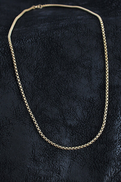 blackpure 316L Steel Braided Chain Model Gold Color Men's Necklace