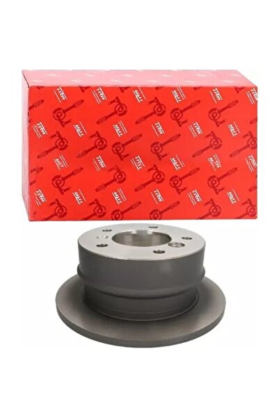 TRW Disc de frână, 5 găuri, negru, spate