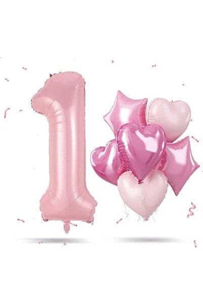 ÇITIPITISTORE Set de baloane de petrecere cu inimioare și numere din folie, d...