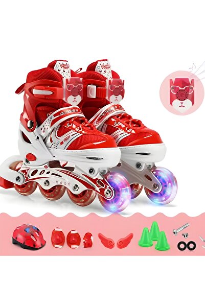 My modern game حذاء تزلج صف واحد من العجلات للأطفال والكبار قابل للتعديل، مقا...