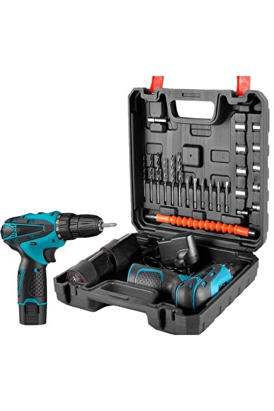 Electric Bormasina Electrica, Cu 2 Acumulatori 24V, 24 Accesorii