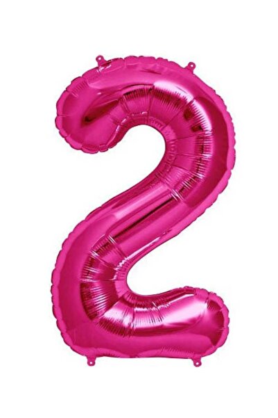 PARTİ AŞKI Fuşya & Mor Rakam Folyo Balon 80 Cm &kız Çocuk Barbie Konsept Doğu...