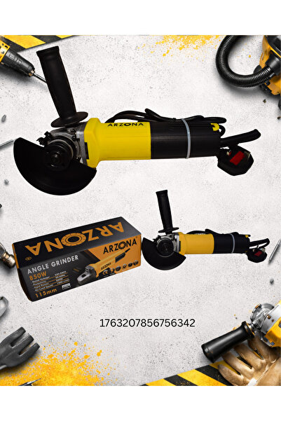 Arizona 4.5 inch angle grinder, rear switch, 850 watts