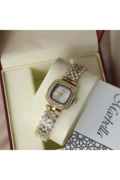 marblino Women's Watch with Zircon Stones
