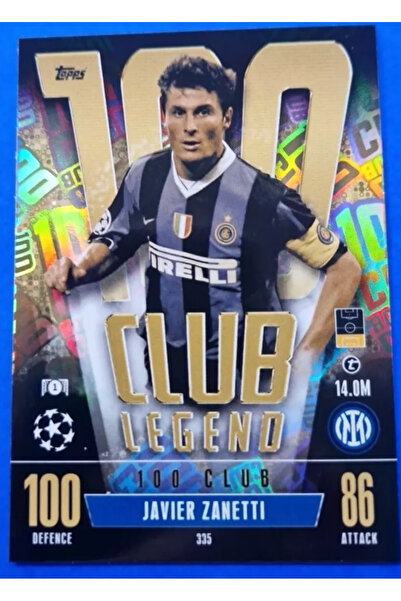 Topps Javier Zanetti Legend Match Attax