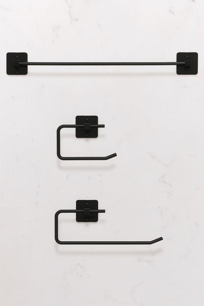 HKN HOUSE Siyah Yapışkanlı Uzun havluluk Rulo Kağıt Havluluk Wc Tuvalet Kağıt...