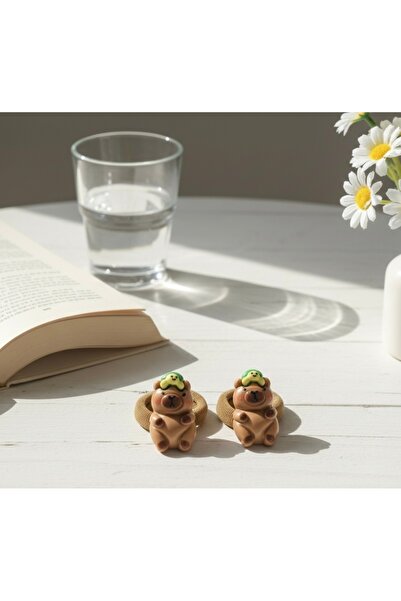 EFA مشبك مطاطي صغير من كابيبارا، عبوة من قطعتين