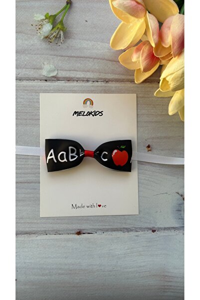 MeloKids Abc Okuma Bayramk Themed Boy's Bow Tie