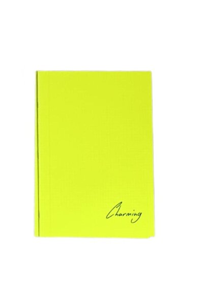 Tokaç دفتر ملاحظات مربعات بغلاف بلاستيكي A4 مع خياطة - أصفر