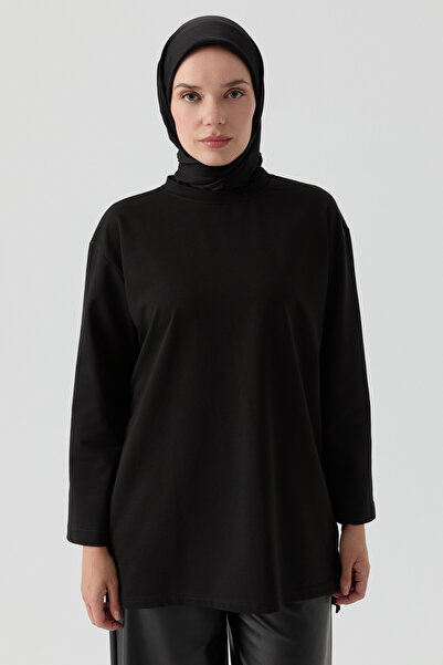 Tuğba Oversize Bluz - Siyah