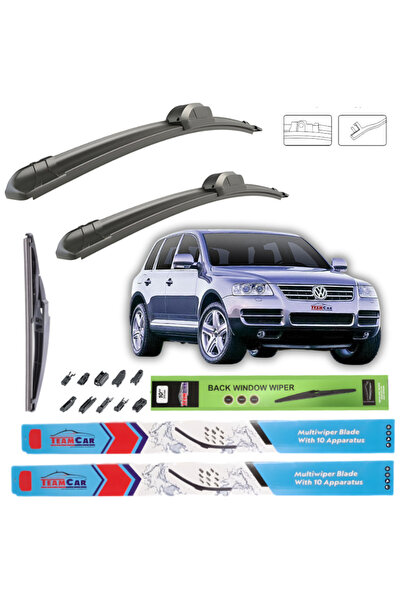 TEAMCAR Υαλοκαθαριστήρες Volkswagen Touareg (7LA) 2002-2006 - Πλήρες σετ
