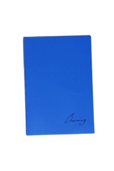 Tokaç دفتر ملاحظات مربعات بغلاف A4 PP مخيط 40 صفحة - أزرق داكن