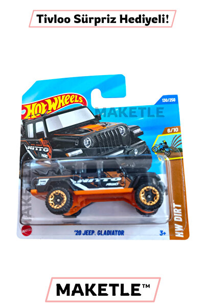 HOT WHEELS '20 Jeep Gladiator - HYY71 - Tivloo Sürpriz Hediyeli