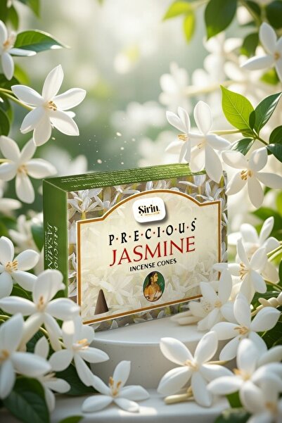 Hem Yasemin (Jasmine) Konik Tütsü – Çiçeksi ve Kalıcı Koku *Yukarı Doğrudur*