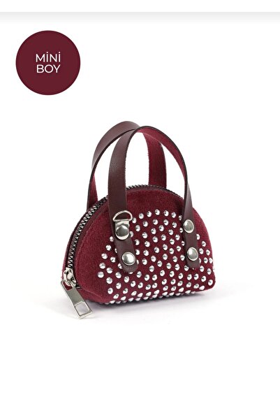 Linavesta KADIN MİEL MİNİ TAŞLI EL VE OMUZ ÇAPRAZ CANTA