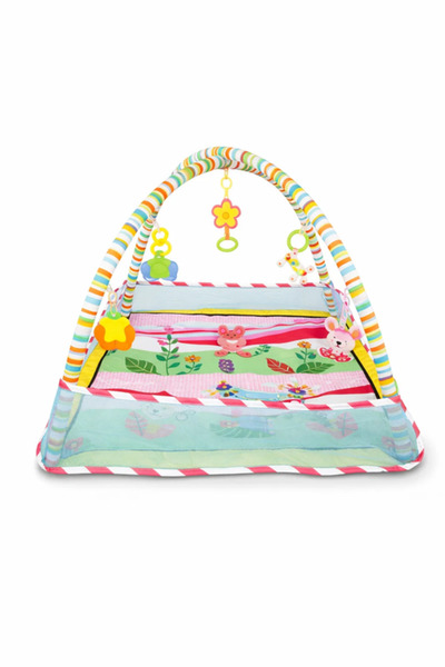 Urbanza Baby Play Gym Mat with 15 Balls, Musical Activity Center, Hanging Toy...