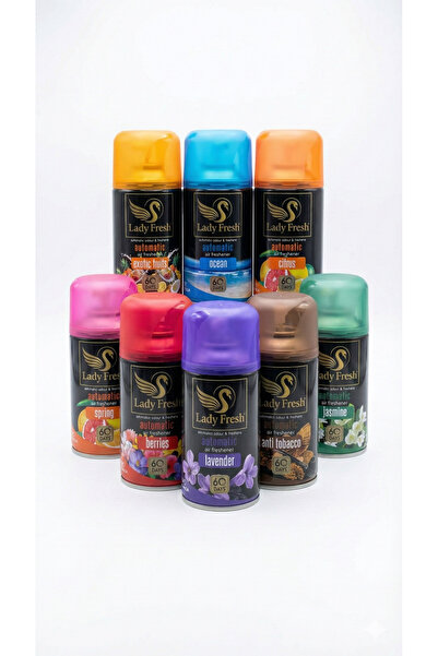 Lady Fresh Rezervă automată spray parfumat pentru cameră 250 ml x 8 bucăți - ...